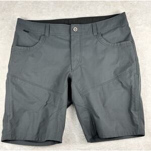 Kuhl Silencr Kargo Shorts Mens 38 Gray Ripstop Lightweight Hiking Outdoor Casual